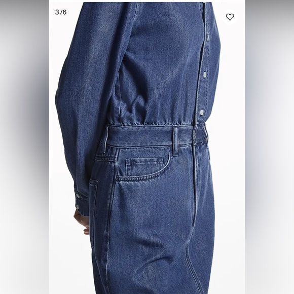 COS Structured Denim Shirt Dress - Picture 10 of 10